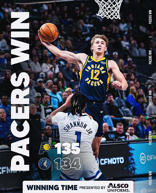 季前赛-步行者加时险胜森林狼 爱德华兹17分 西亚卡姆14分