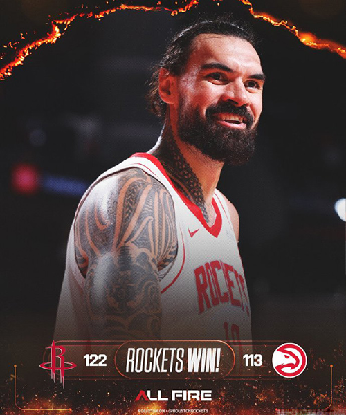 <a href=https://www.zhqiye.com/lanqiu/ target=_blank class=infotextkey>NBA</a>季前赛-火箭122-113击败<a href=https://www.zhqiye.com/temp/yatelandalaoying target=_blank class=infotextkey>老鹰</a> 申京19+5+6 “雨姐”戴维森17分